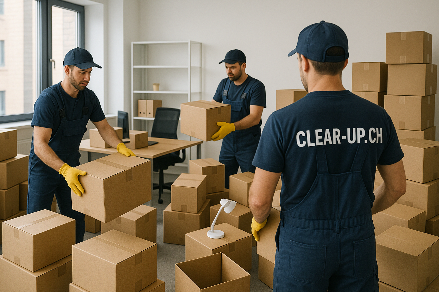 ClearUp Entrümpelungsteam bei der Arbeit